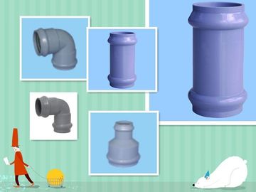 Kalite  Siemens Motor Pvc Extruder Machine , Twin Pipe Pvc Pipe Manufacturing Machine fabrika