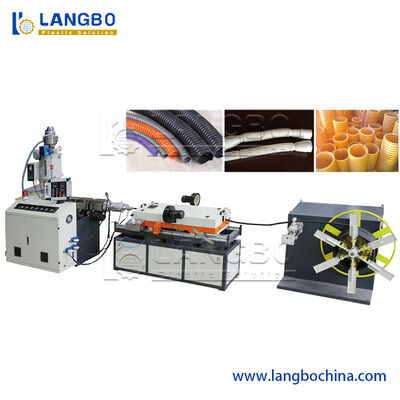 Kalite  Fully Automated Corrugated Pipe Line For Faster Electrical Conduit Production fabrika