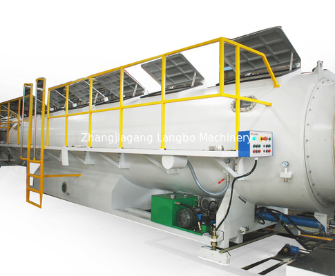 355-800mm çaplı yüksek kapasiteli HDPE PE boru çıkartma hattı entegre dişli kutusu ile