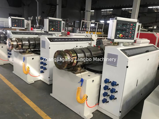 PLC kontrolü PVC boru üretim hattı yüksek çıkış ve verimlilik