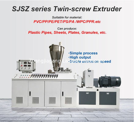 Otomatik Su Teslimi İdrenajı 65/132 vida çaplı PVC boru üretim hattı