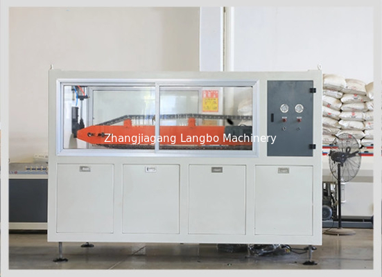 Çıkış 400kg / H ile 55kw Konik Çift Vidalı Boru Ekstrüzyon Hattı