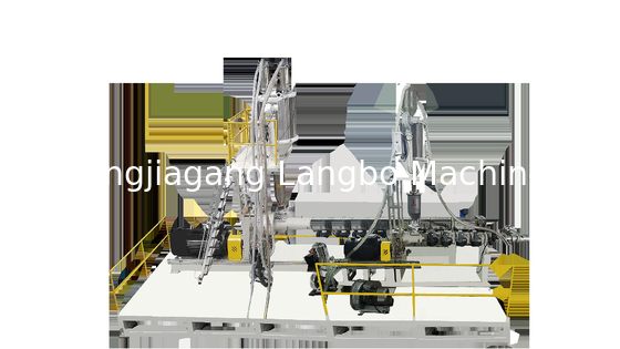 710-1600MM yüksek kapasiteli tek vidalı HDPE boru ekstrüzyon hattı