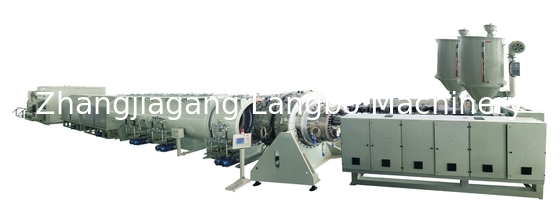Tek Vidalı HDPE Boru Ekstrüzyon Hattı Geniş Satış Yüksek Çıkış 65mm