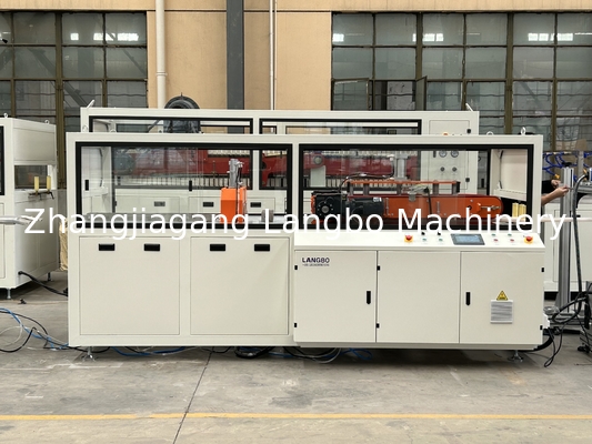 30:1 L/D Oranlı 37KW Motor Gücüne Sahip Hava Soğutmalı PVC Boru Ekstrüzyon Hattı
