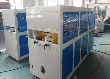 Konik Çift Vidalı Ekstruder 37KW Motor Gücü ile CE Sertifikası PVC Profil Ekstrüzyon Hattı