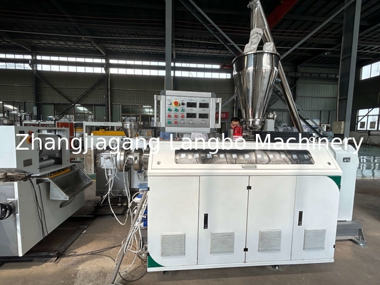 Co 3 boyutlu embossing ile dış mekan Wpc ekstrüzyon hattı
