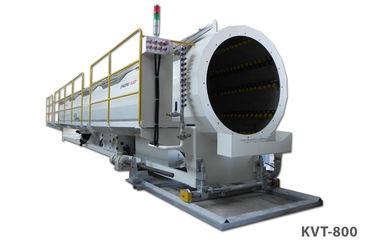 Otomatik PVC Boru Ekstrüzyon Hattı PLC Kontrolü Düşük Bakım Maliyeti Atık Su ve Kanalizasyon Borusu için Konik çift Vida