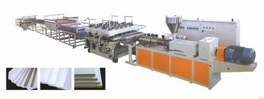 75KW PVC Ekstruder Makinesi, 1220mmm Genişlik PVC Köpük Kurulu Makinası Üreticisi
