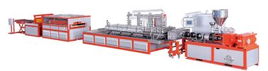 1220mm PVC Köpük Kurulu Üretim Hattı, Çift Vidalı Plastik Ekstrüzyon Ekipmanları