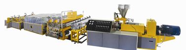Ses Yalıtımlı PVC Levha Makinası, 450kg / H Çıkış PVC Levha Yapma Makinesi