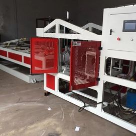 Çevrimiçi Tam Otomatik Plastik PP PE PVC Boru Kesme Çanlama Makinesi