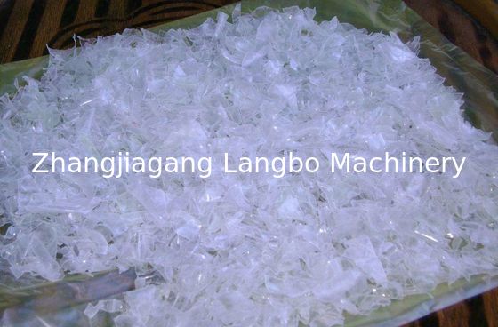 300-5000kg/H Kapasiteli PET Geri Dönüşüm Hattı, 14mm Parçacık Boyutu ve PET Şişe Geri Dönüşümü İçin 380V Voltaj