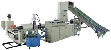 250 Kg / H Çıkışlı Plastik Pelet Yapma Makinesi, 55 Kw Pet Peletleme Makinesi