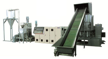 250 Kg / H Çıkışlı Plastik Pelet Yapma Makinesi, 55 Kw Pet Peletleme Makinesi