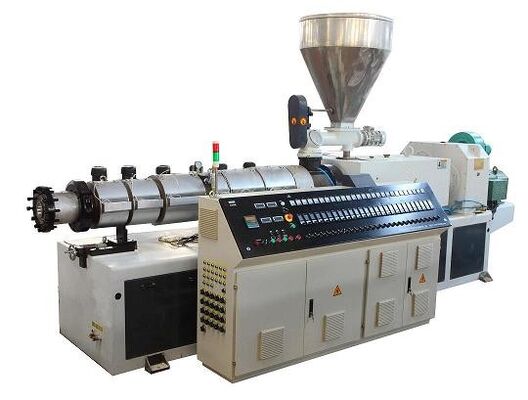 SJSZ51 Konik Çift Vidalı Ekstruder Makinası  Schneider Yüksek Plazma