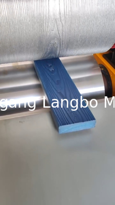 Ahşap Plastik Çatı Kapısı Kompozit Laminasyon Yapma Makinesi / Çubuklama Makinesi