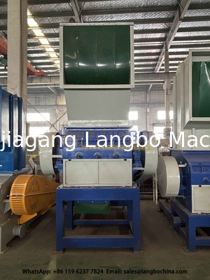 37KW PVC borular için kırıcı Plastik atık geri dönüşüm makinesi hattı