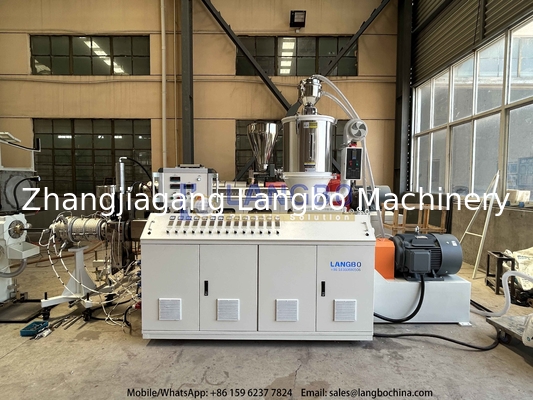 Tam otomatik HDPE su boru yapma makinesi Tarım için İrişim boru İçme suyu dağıtım boru