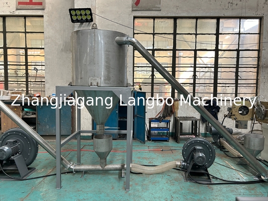 PVC PP PE Plastik Tozu Sıcak Kesme Pelleziting Granulating Granulator Machine / Pelletizer Line
