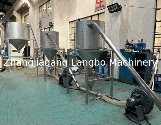 PVC PP PE Plastik Tozu Sıcak Kesme Pelleziting Granulating Granulator Machine / Pelletizer Line