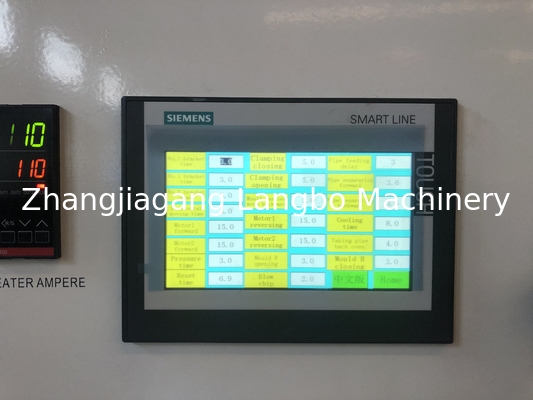 UPVC boru dikdörtgen şekli çınlama makinesi Çift ısıtma fırını Plastik boru çınlama makinesi