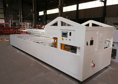 50/63/75/9/110/125/140/160/200/250mm Çevrimiçi Tam Otomatik İki Çift Fırınlı Plastik UPVC PVC Boru Çanlama Makinesi