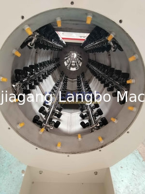 800kg/h Yüksek Hızlı PVC Boru Yapım Hattı 80/173 Yüksek Hızlı vida ile Boru çapı 75-250mm