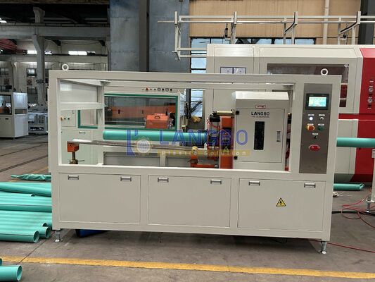 Özelleştirilebilir PVC Boru Ekstrüder Üretim Hattı Tarımsal Sulama Borusu İçin Temas  Veya SCHNIDER