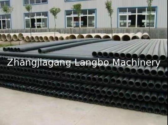 Yüksek Performanslı HDPE Boru Yapım Makinesi 90mm Boru Ekstrüzyonu