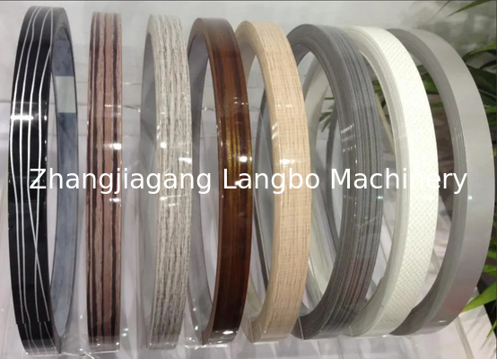 PVC Kenar bantlı bantlar Ekstrüzyon Üretimi Yapma Makinesi Yaprak Tipi PVC Kenar bantlı bantlı bant yaprak yapma makinesi kesme makinesi ileTaplar Ekstrüzyon hattı Ekstrüder makinesi