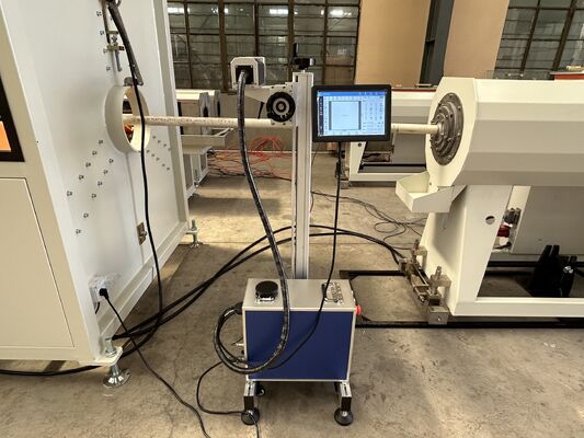 Plastik PVC boru çıkartma makinesi  motoru ve ABB inverteri ile donatılmıştır