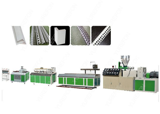 Plastik Profil U PVC PP PE Köşe Kenarı Boncuk/Band Dönüş L Köşe Elektrik Kablosu Kablo Çubuk Ekstrüzyon/Üretim hattı Makinesi