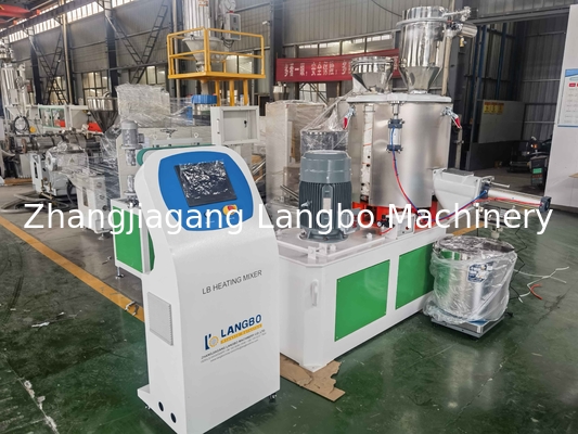 PVC Karıştırma Isıtma Soğutma Karıştırma Makinesi için Plastik Yüksek Hızlı Karıştırıcı