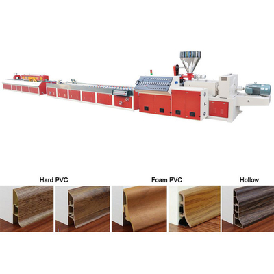 WPC Decking Flooring Post Composite Profile Rail Extrusion Üretim Hatı Yapım Makinesi