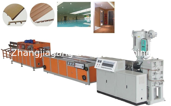 WPC Decking Flooring Post Composite Profile Rail Extrusion Üretim Hatı Yapım Makinesi