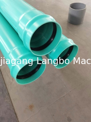 50-150 mm Plastik PVC boru yapım makinesi / Su borusu için PVC boru ekstrüder