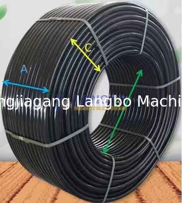 PE dalgalanmış boru için sarma makinesi ile 16-32 mm plastik boru sargıcısı