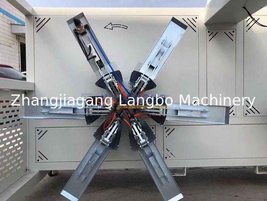 PE Büyük Çaplı Boru Ekstrüzyon Makinesi için Şerit Bağlama Makinesi ile Boru Sarıcı