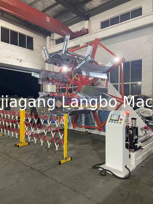 PE Büyük Çaplı Boru Ekstrüzyon Makinesi için Şerit Bağlama Makinesi ile Boru Sarıcı