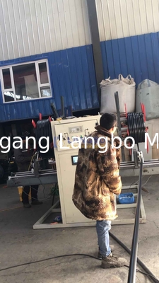 16-160MM PE HDPE boru sargıcısı Plastik Yumuşak hortum sargı makinesi Tek Çift İstasyon ve sargı hızı ile 0.1-10m/min