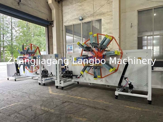 16-32mm Plastic Pipe Coiler with Wrapping Machine for HDPE Corrugated Pipe