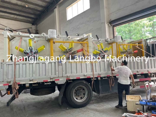 16-63mm HDPE / Pert / LDPE Coiler Full-Automatic Double Disk Plastik Kavga Makinesi