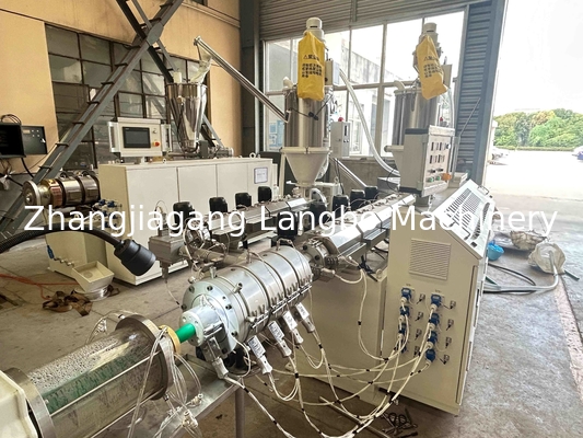 Su borusu elektrik borusu imalatı için plastik PPR boru ekstrüzyon makinesi hattı