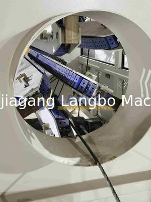 Plastik Boru Ekstrüzyon Üretim Makinesi Konik Çift Vidalı PVC HDPE PPR Drenaj Su Atık Su Elektrik Borusu Hortum Borusu