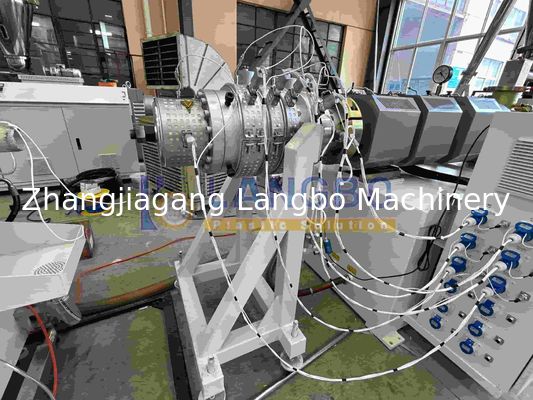 Plastik Boru Ekstrüzyon Üretim Makinesi Konik Çift Vidalı PVC HDPE PPR Drenaj Su Atık Su Elektrik Borusu Hortum Borusu