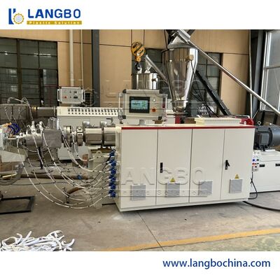 Otomatik Çift vidalı PVC boru makinesi, PVC hortum üretim hattı