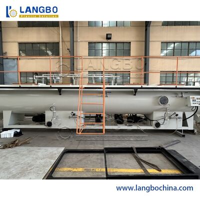 PLC Kontrol PVC Boru Plastik Boru Ekstruder, Plastik Boru Makinaları