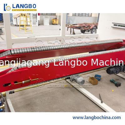 Plastik PVC Su Tahliye Borusu Ekstrüderi Oluklu Boru Ekstrüzyon Makinesi