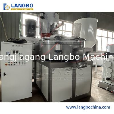 Gelişmiş teknoloji ile tam otomatik yüksek hızlı PVC ısıtma ve soğutma plastik karıştırıcı